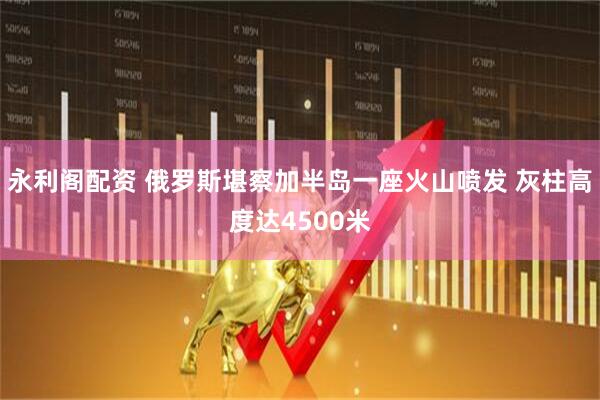 永利阁配资 俄罗斯堪察加半岛一座火山喷发 灰柱高度达4500米